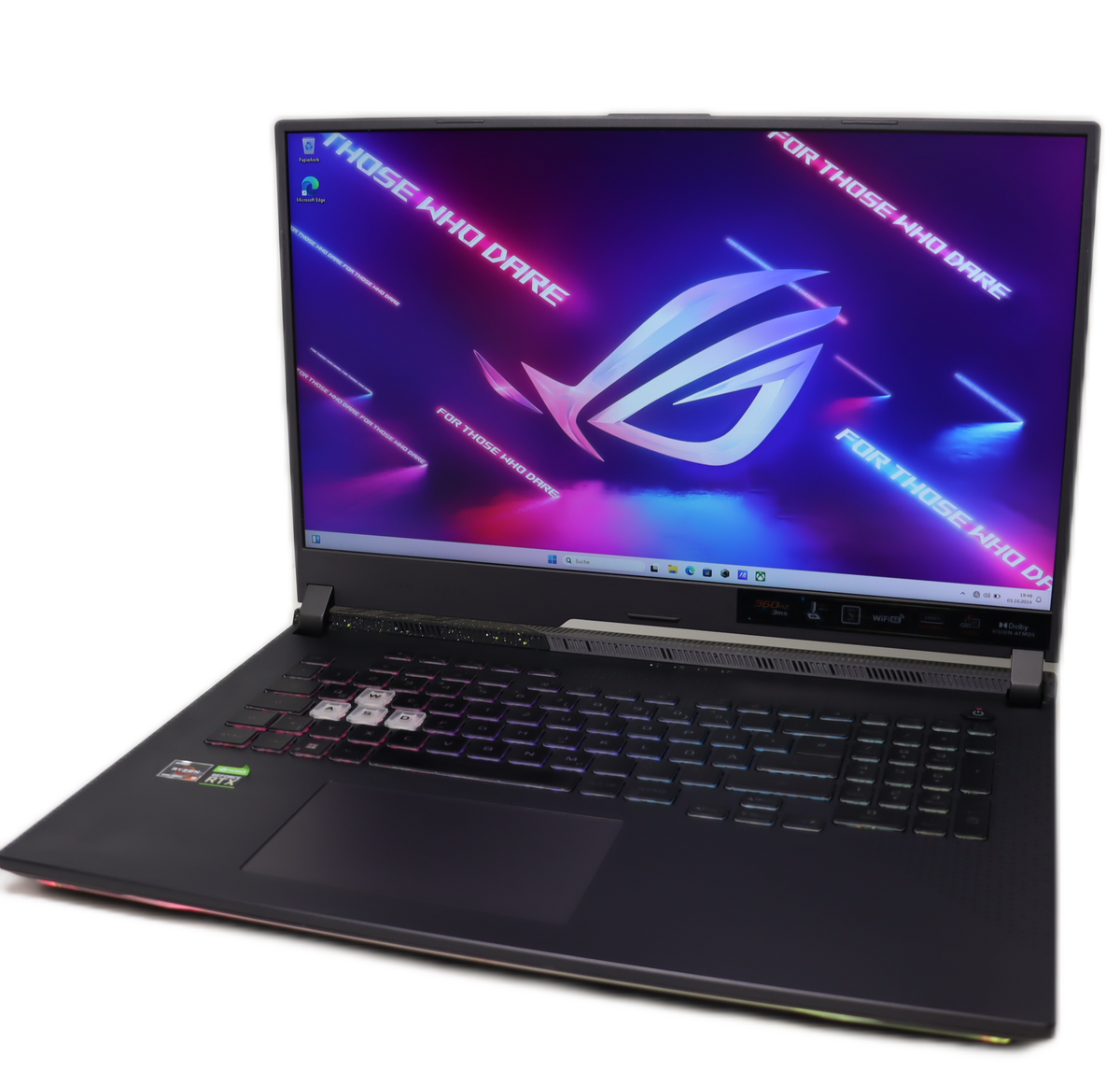 ASUS G713R 17" Ryzen 9 6900HX 3,3 GHz 16GB DDR5 RAM 1TB SSD NVIDIA GeForce RTX 3060 Win 11