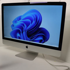 iMac "Core i5" Intel i5 3,2GHz 27" 2012 32GB RAM 500GB HDD GeForce GTX 660M Win11 Ständer hält nicht