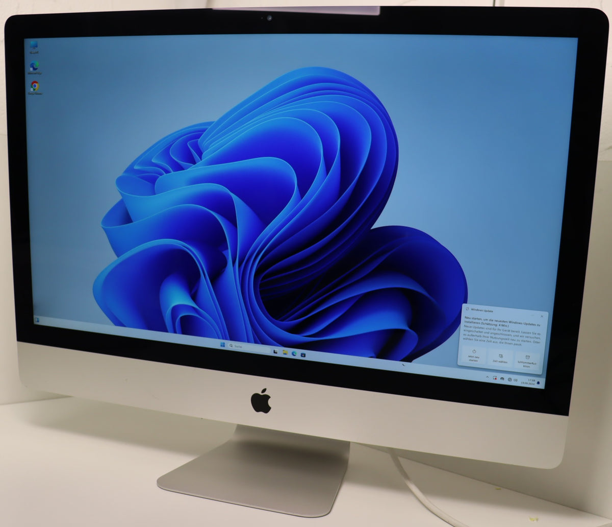 iMac "Core i5" 3.2 27" 2013  Intel i5 3,2GHz 24GB RAM 500GB HDD GeForce GT 755M Win11 Ständer hält nicht