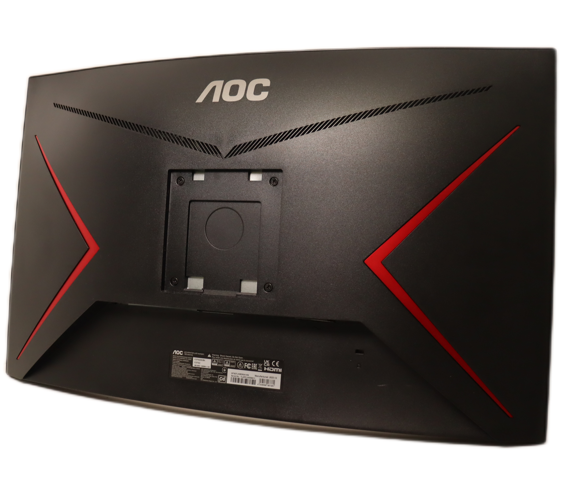 AOC Gaming C27G2ZE/BK 27 Zoll Curved Full HD 240 Hz 0.5 ms 2xHDMI, DisplayPort