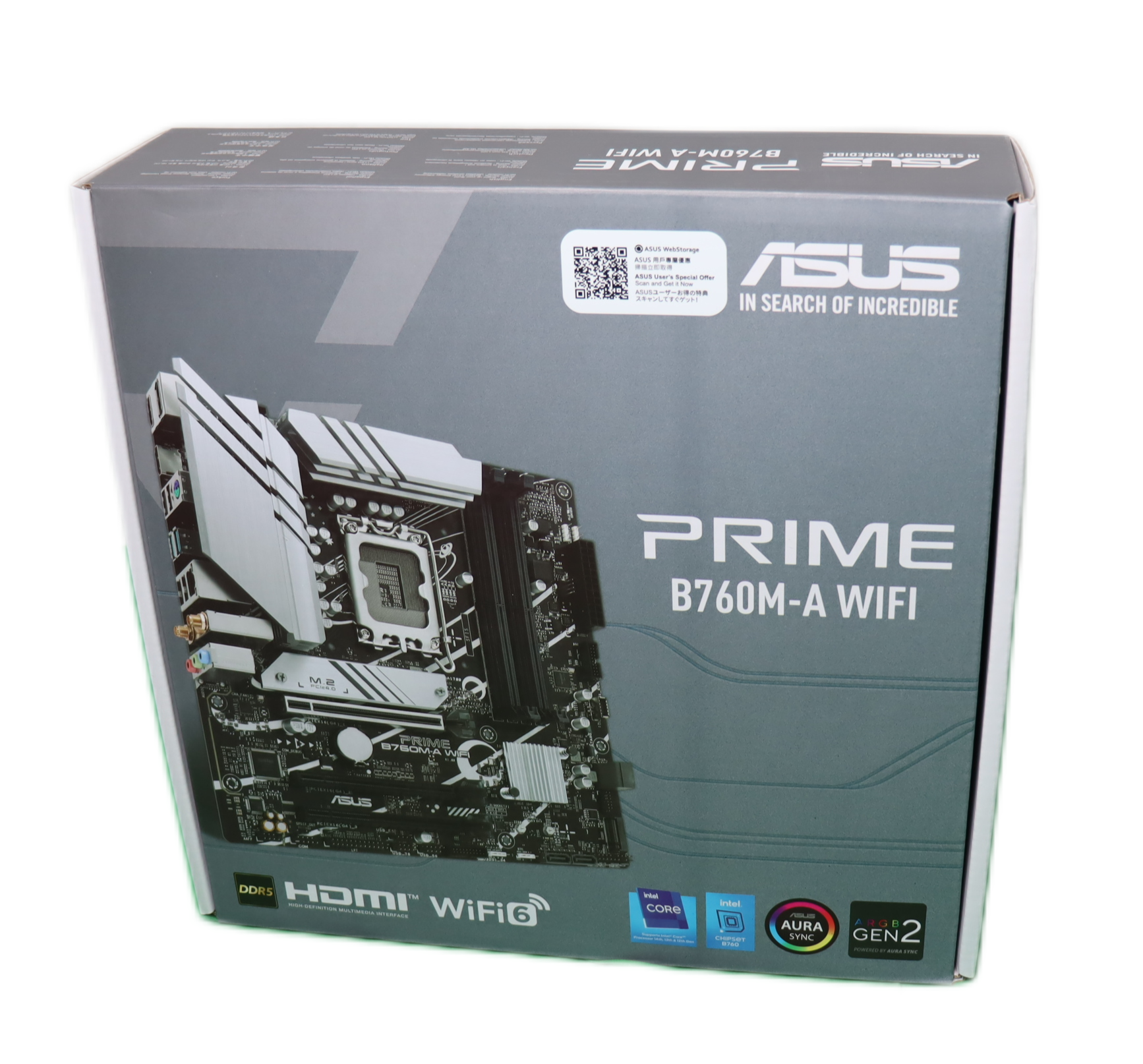 ASUS PRIME B760M-A WIFI D4 Gaming Mainboard Sockel Intel LGA 1700