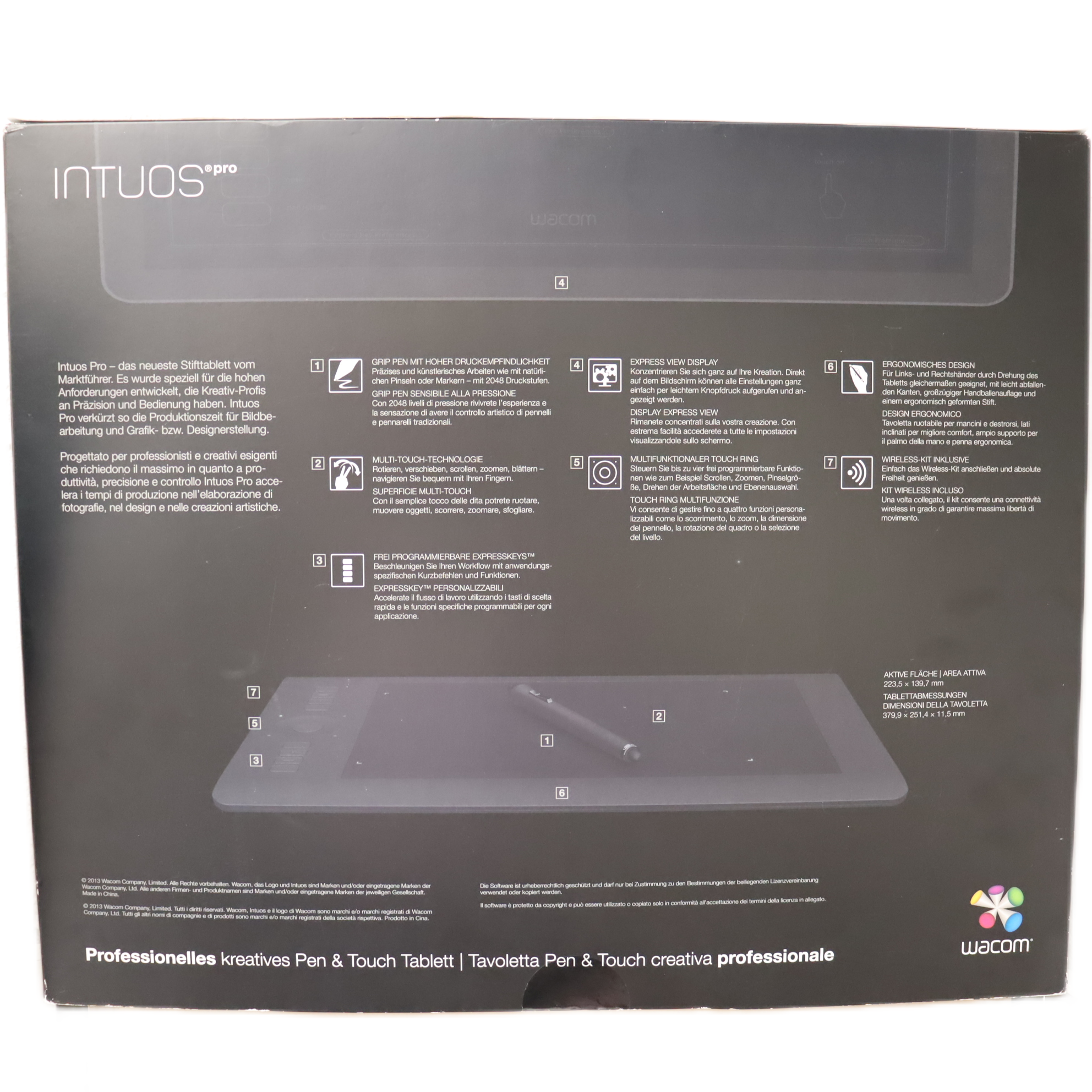 Wacom Intuos Pro M PTH 651 Grafik Tablet