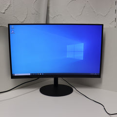 KOORUI 24N5C Curved Monitor - 24 Zoll FHD Curved Monitor, VA-Panel, 60Hz, Krümmung 1800R, Neigungsverstellung, HDMI, VGA Gaming Monitor, Schwarz