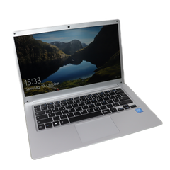 Winnovo 14 Zoll V146 Intel Atom Quad Core 4GB RAM 32GB+128GB Festplatte SD Kartenspeicher Erweiterung, 1920x1080 IPS Display, WLAN, Bluetooth, Akku 10000 mAh, Silber