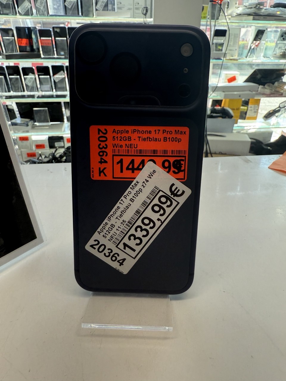 Apple iPhone 17 Pro Max 512GB Tiefblau Hauptbild