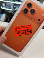 Apple iPhone Case Leder Orange für iPhone 12 Pro