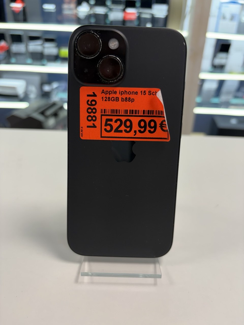 Apple iPhone 15 128GB Schwarz Hauptbild