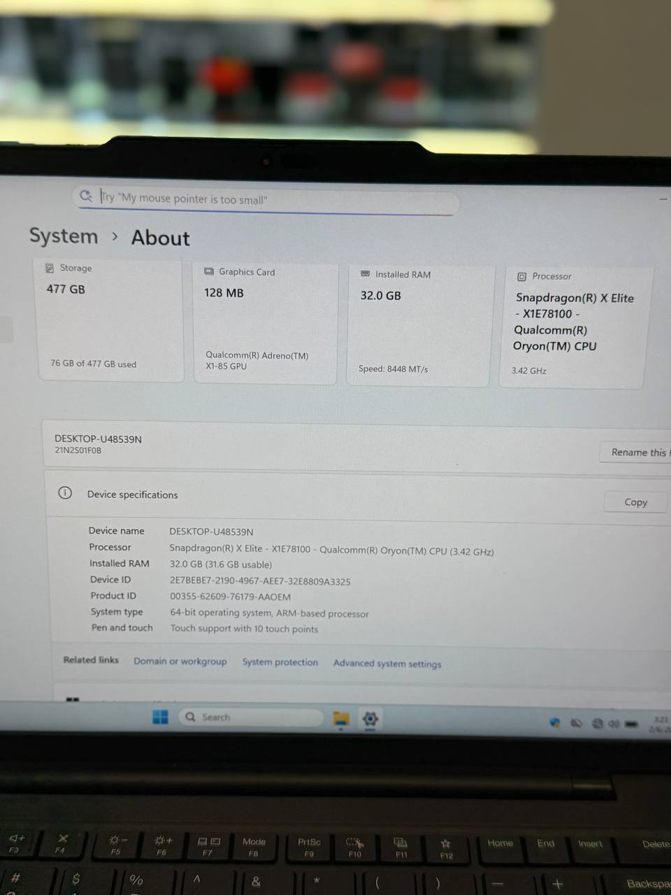 Lenovo ThinkPad Laptop, schwarz