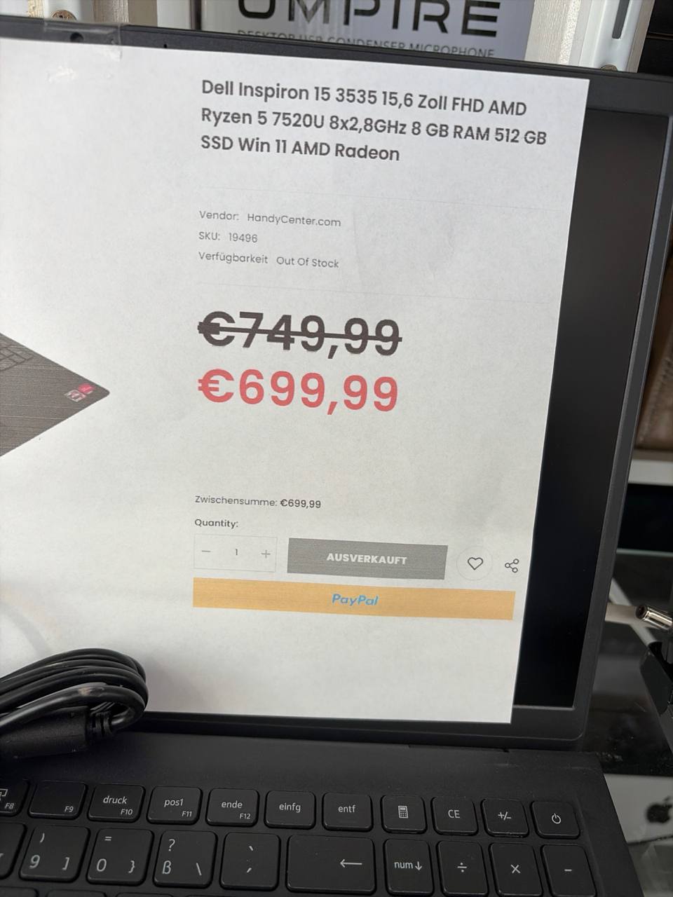 Dell Inspiron 15 3535 Laptop mit AMD Ryzen 5