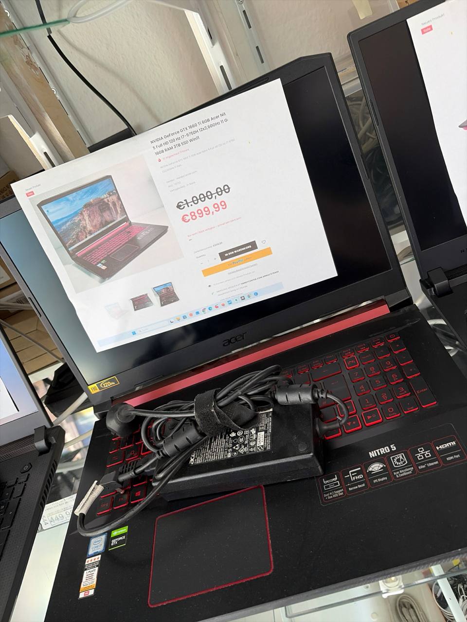 Acer Nitro 5 Gaming Laptop Intel Core i7 (10. Gen, ) Zweitbild