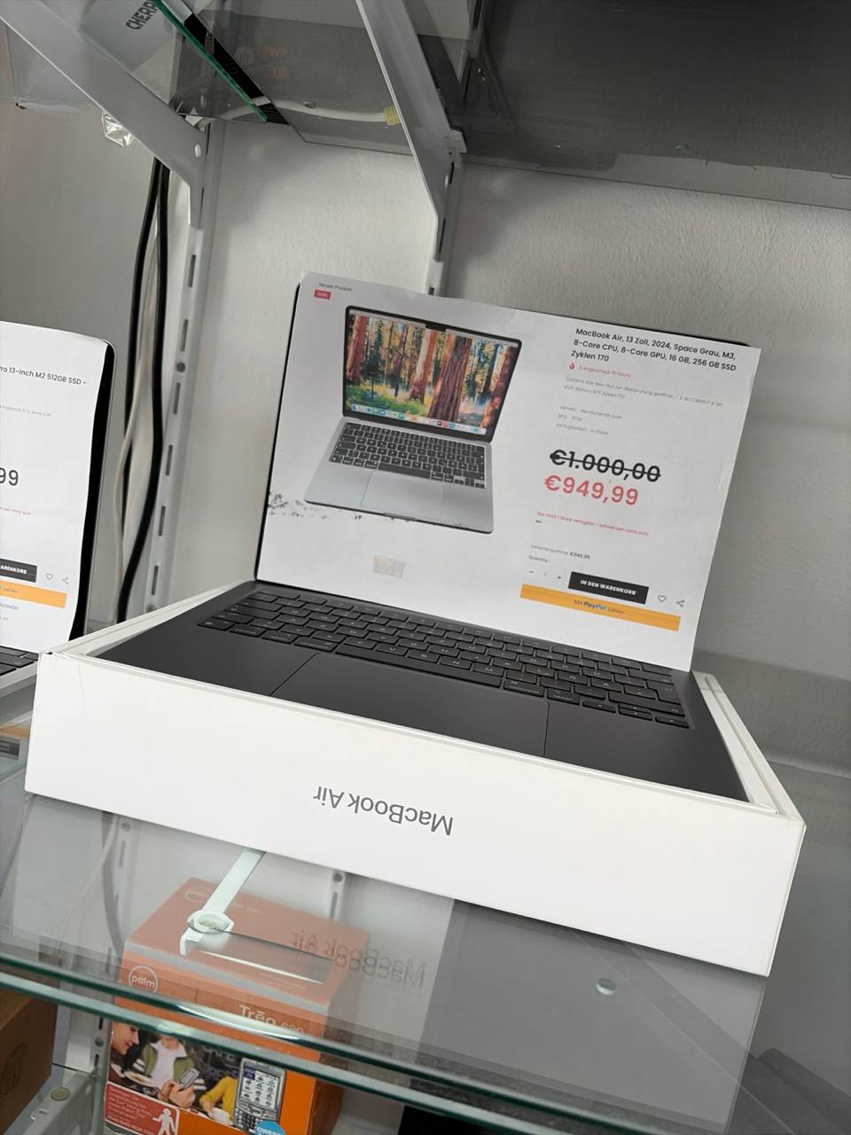 Apple MacBook Air 13" 2024 M4 Spacegrau Hauptbild