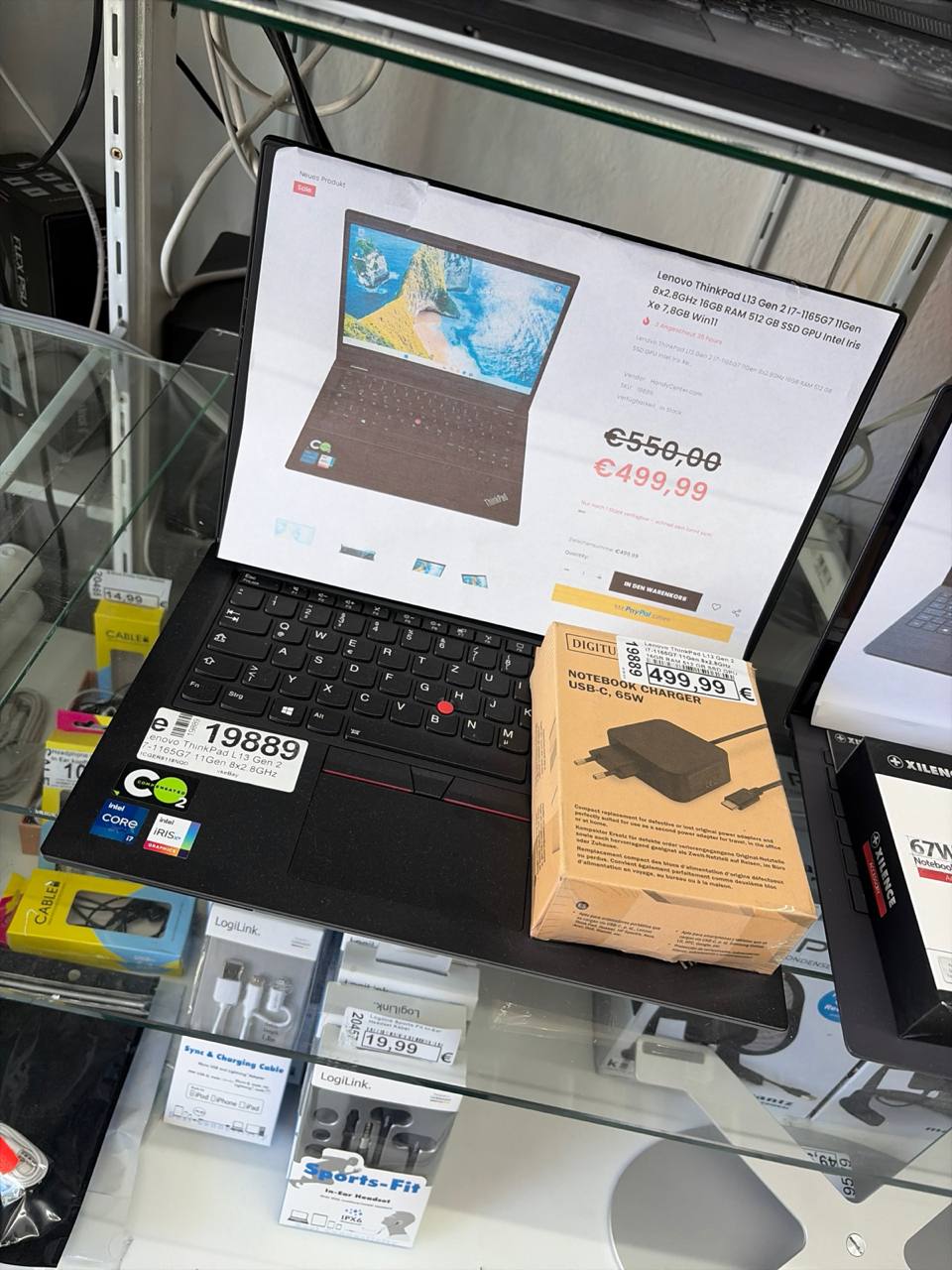 Lenovo ThinkPad L13 Gen 2 i7-1165G7 11Gen Hauptbild