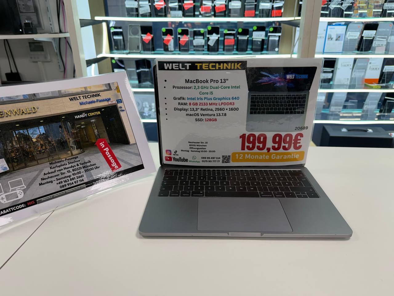 Apple MacBook Pro 13" Silber/Aluminium