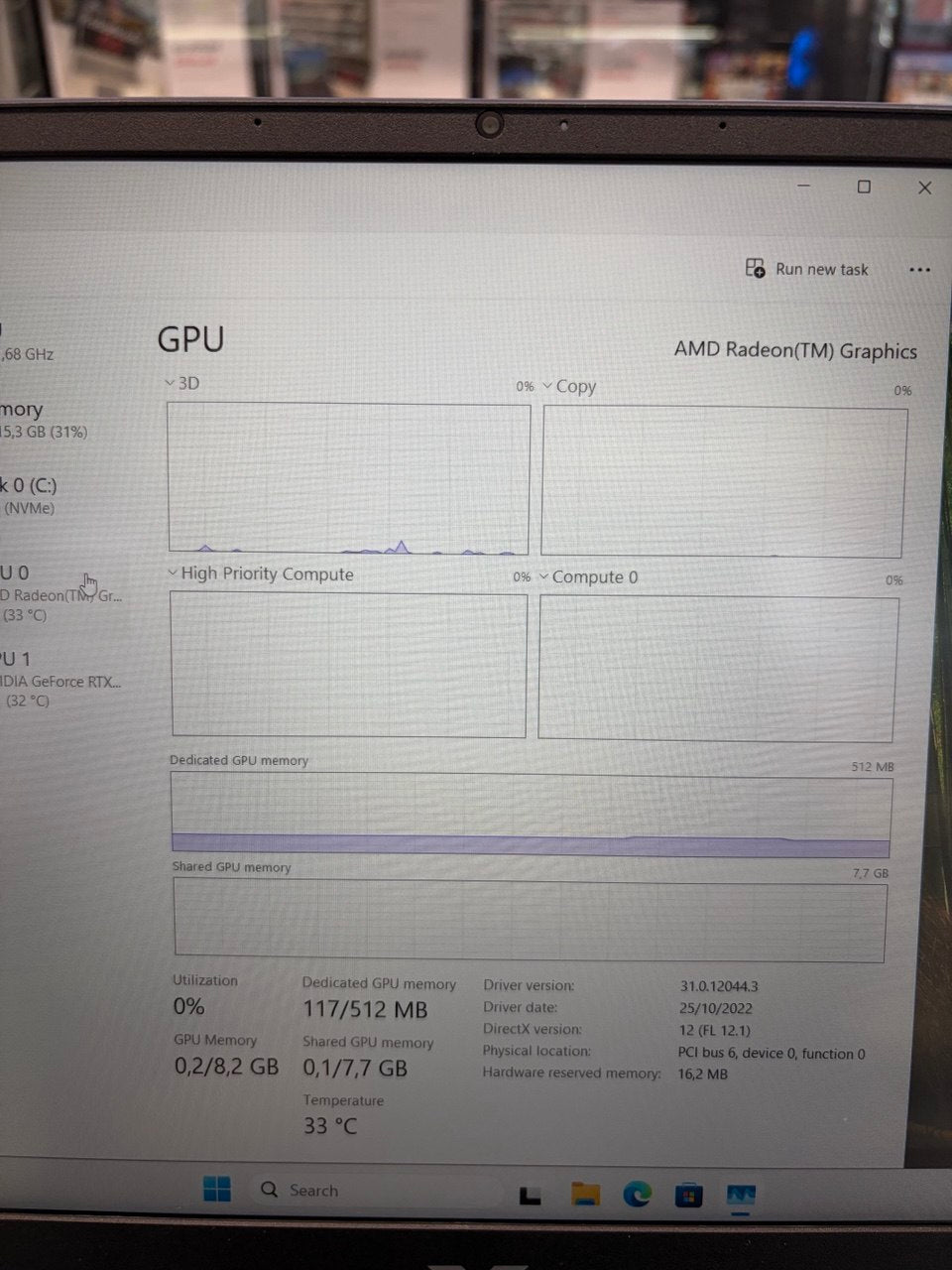 GPU-Informationen aus dem Screenshot Hauptbild