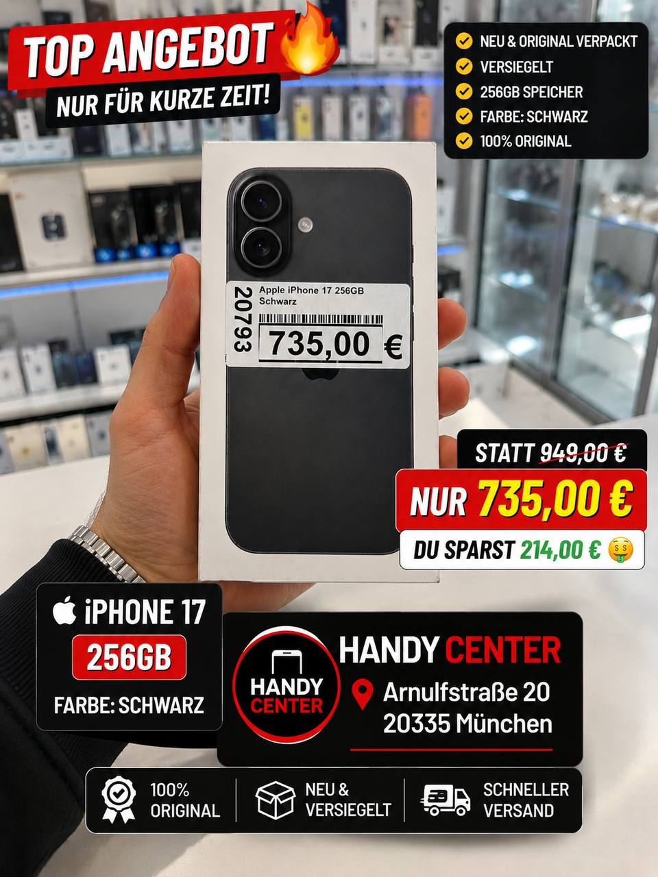 Apple iPhone 17 256GB Hauptbild