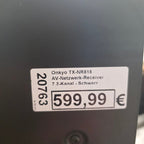 Onkyo TX-NR818 AV-Receiver 7.2-Kanal Schwarz
