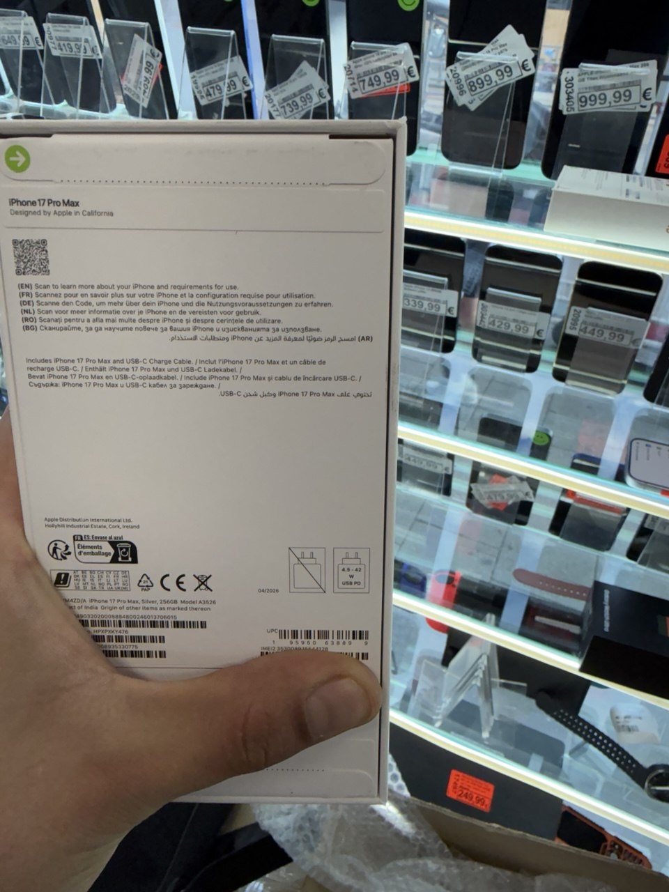 Apple iPhone 17 Pro Max, 256GB, Silber Zweitbild