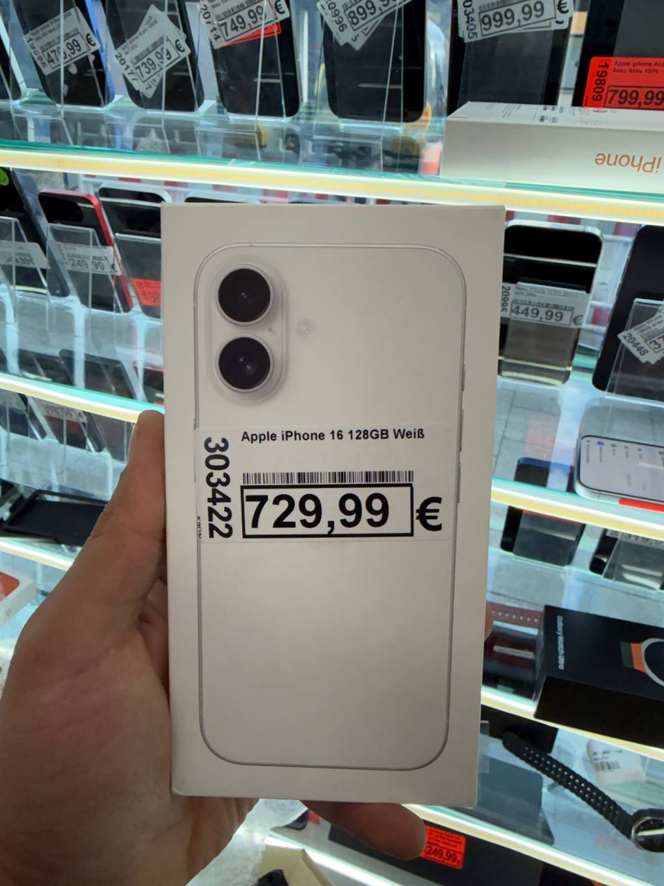 Apple iPhone 16 128GB Weiß Hauptbild