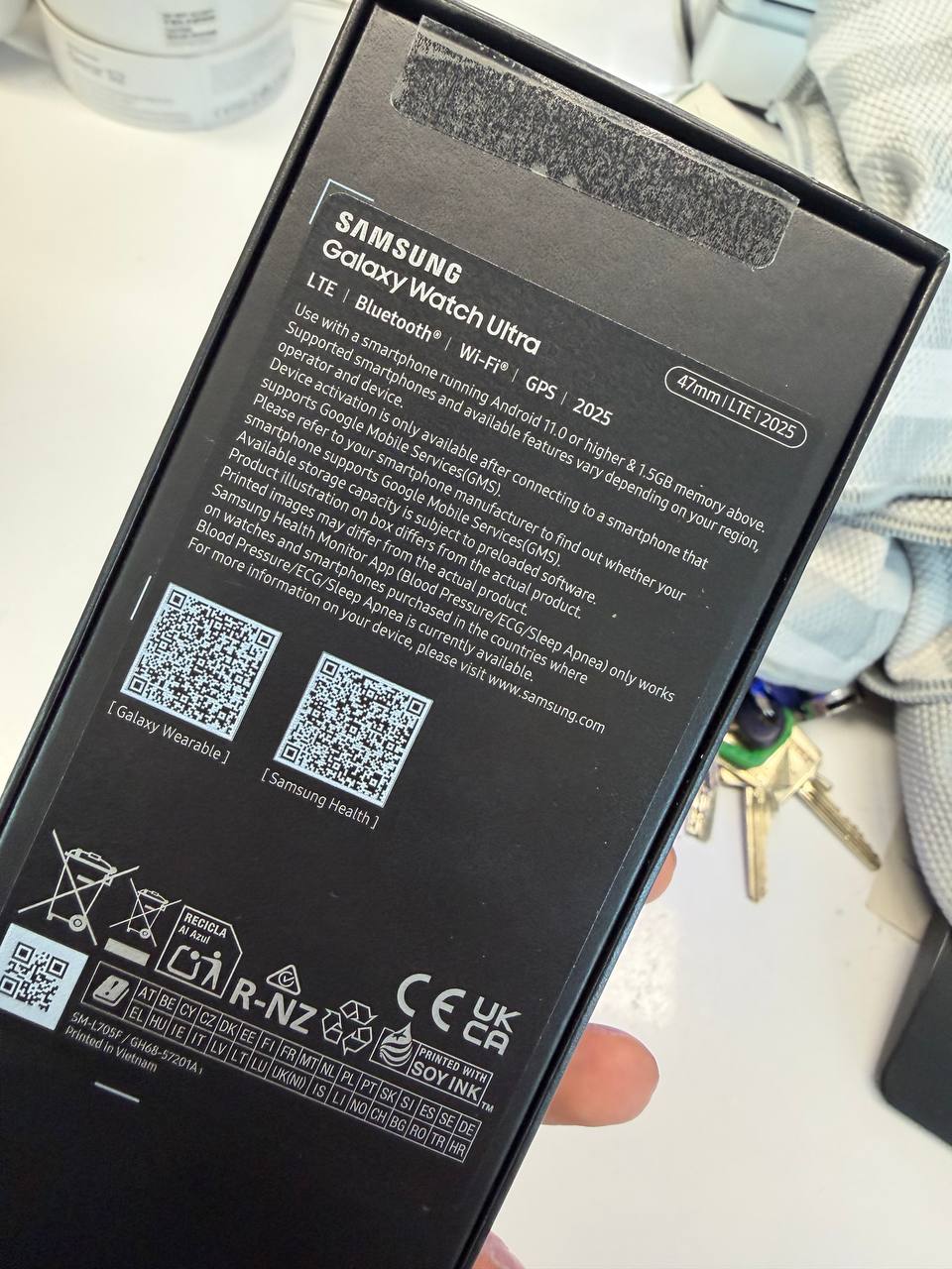 Samsung Galaxy Watch Ultra SM-L705, 47mm LTE Titanium Silver