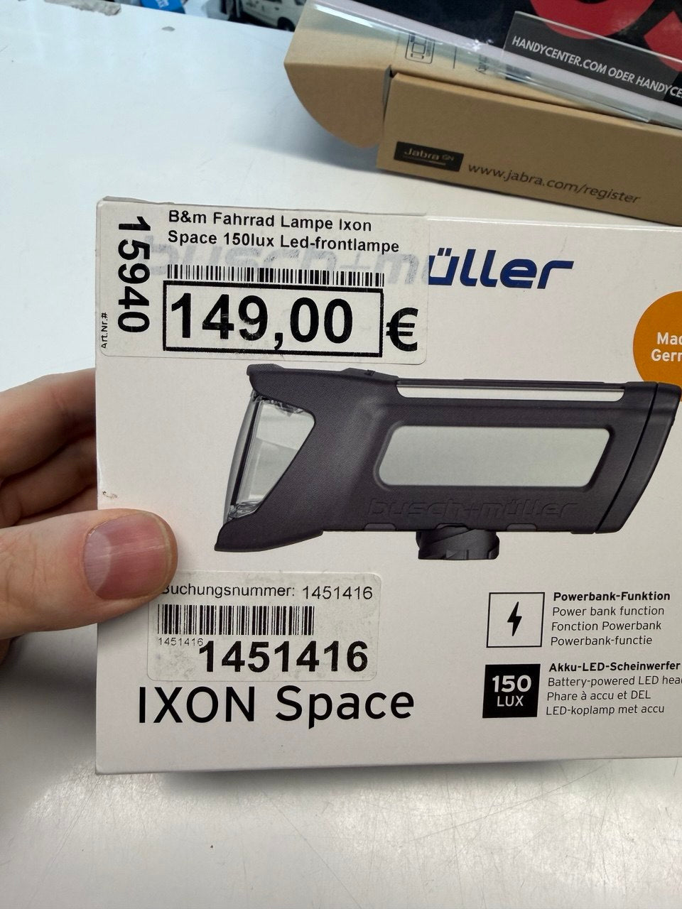 Bittler Beam DIXON Space LED-Fahrrad-Frontlicht