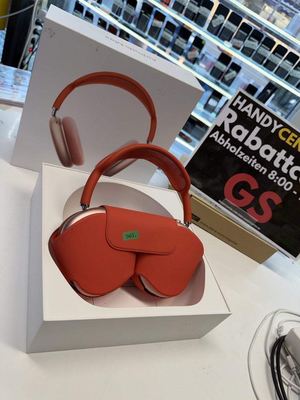 Apple AirPods Max mit Smart Case, Orange/Rot Zweitbild