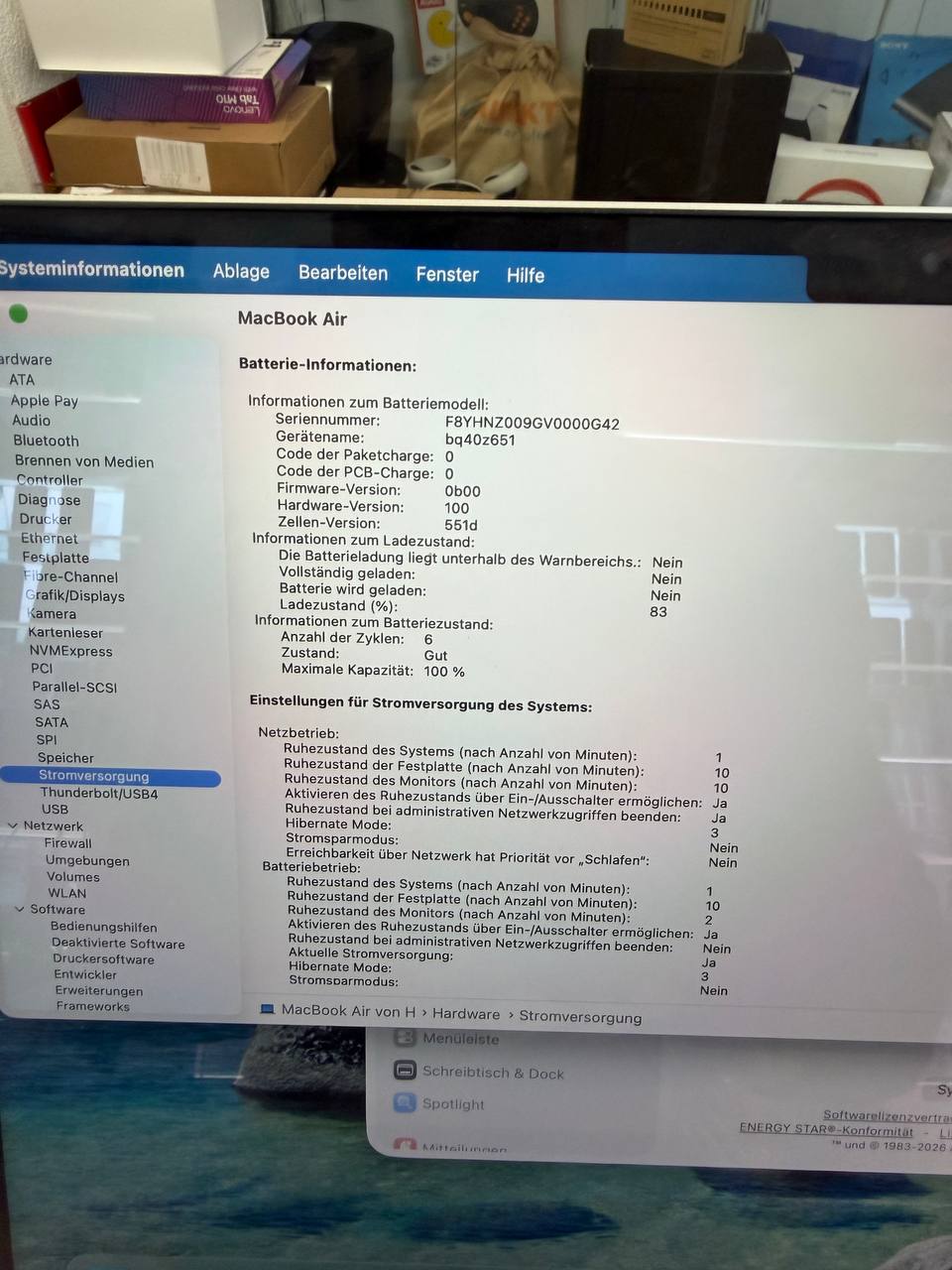Apple MacBook Air 13" M5 mit 16 GB Speicher