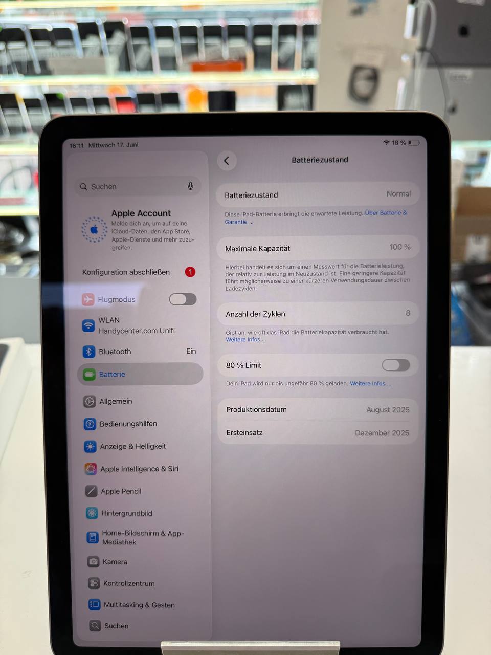 Apple iPad Air 11" Wi-Fi 512GB Space Gray