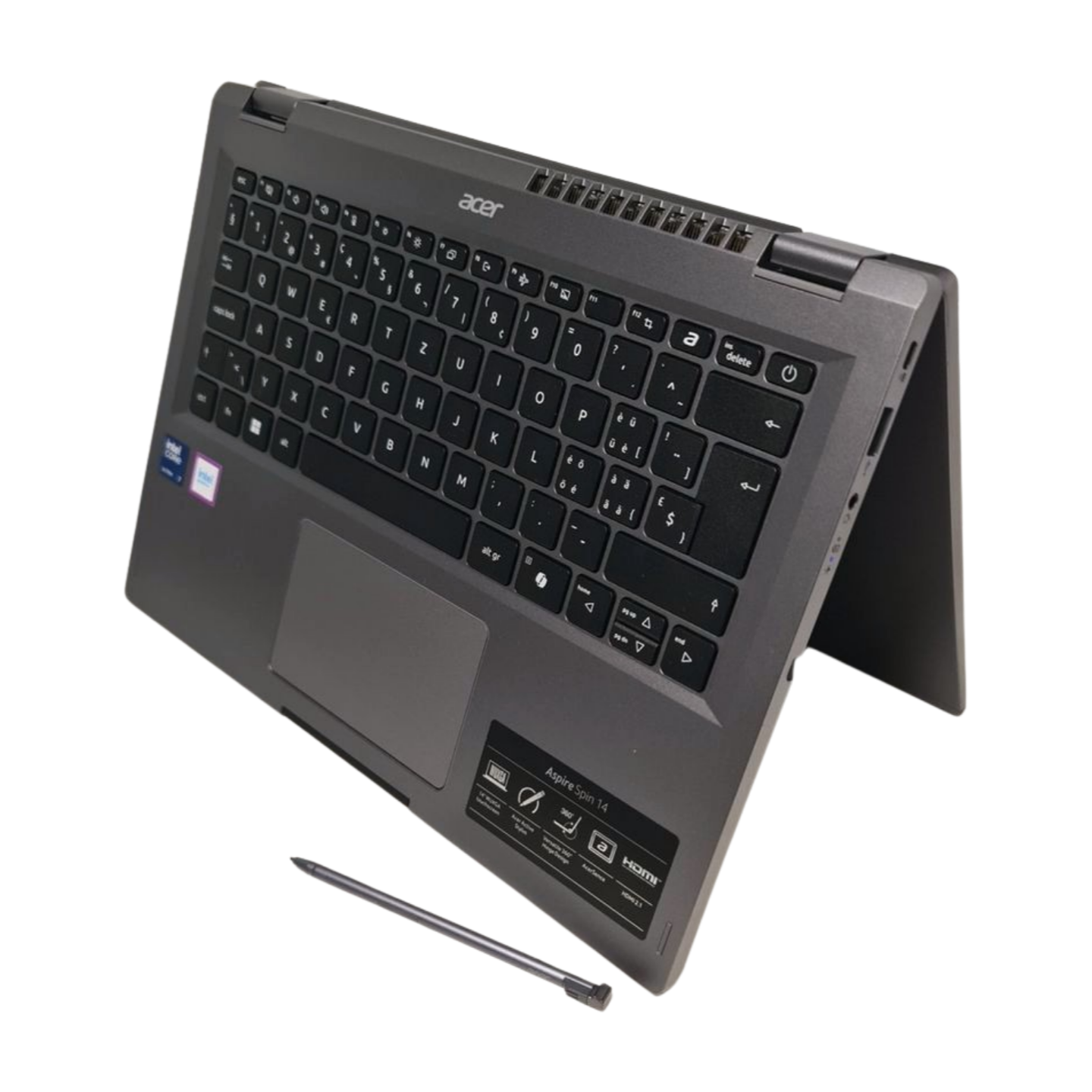 Acer Aspire Spin 14 Touch-Screen (ASP14-52MTN-51V5) Intel Ultra 7 155U 14x1,70GHz 16GB Ram 500 GB SSD Intel GPU 8,8GB Win11 Zweitbild