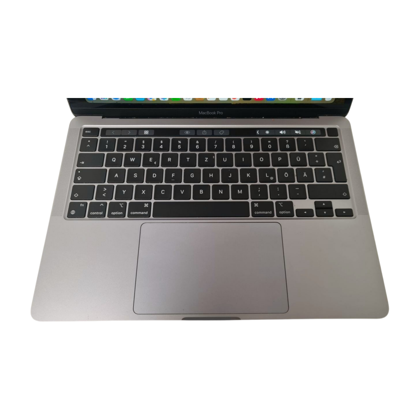 Apple MacBook Pro 13" (2022) Touch Bar M2 10-Core GPU 3,49 GHz Space Grau A2338 Zyklen 123