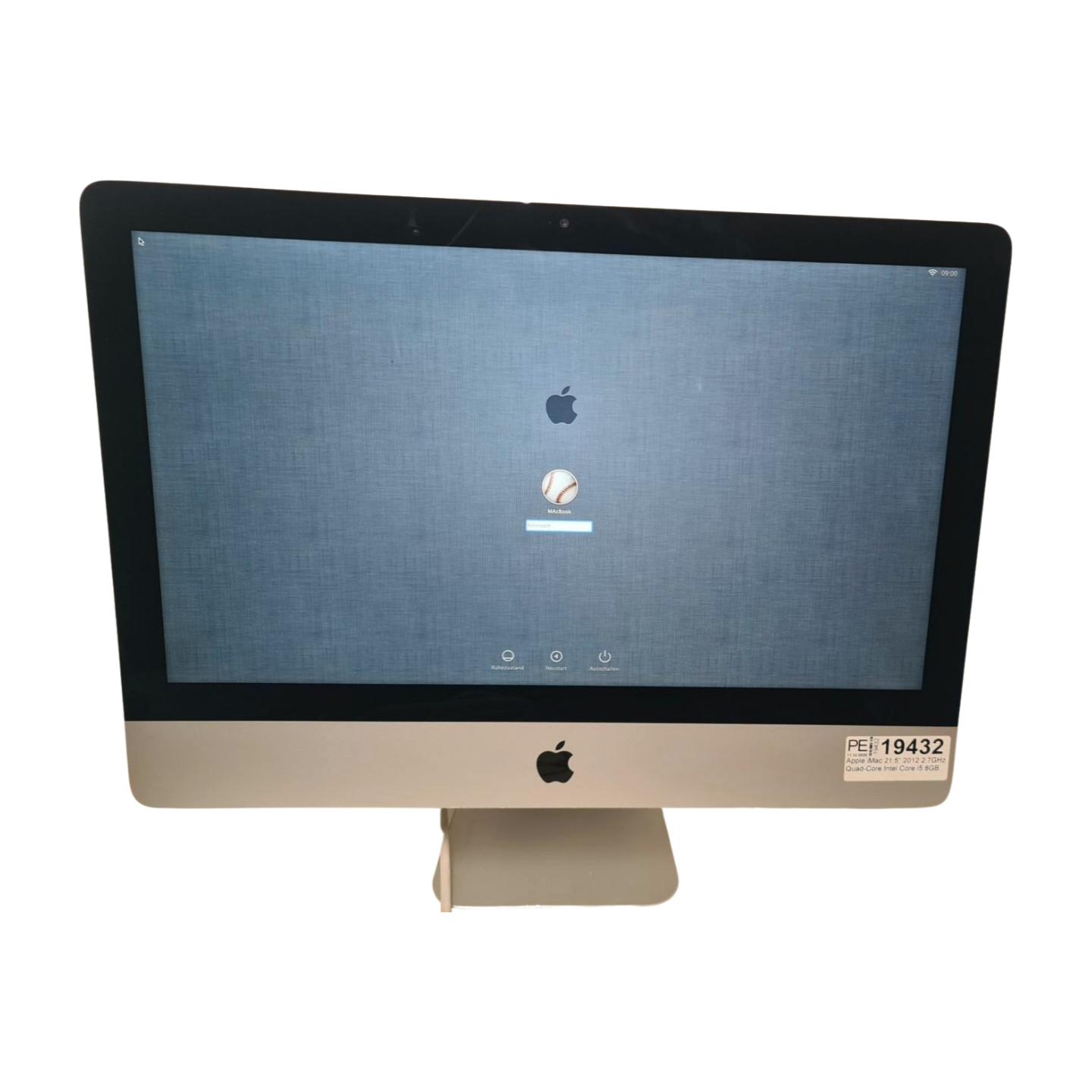 Apple iMac 21.5" 2012 2.7GHz Quad-Core Intel Core i5 8GB Ram 500GB NVIDIA GeForce GT 640M Hauptbild