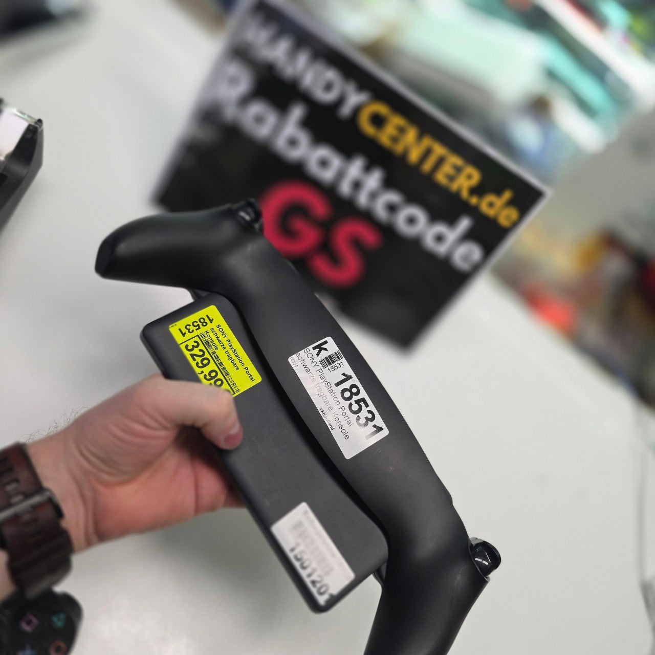 SONY PlayStation Portal schwarze tragbare Konsole Hauptbild