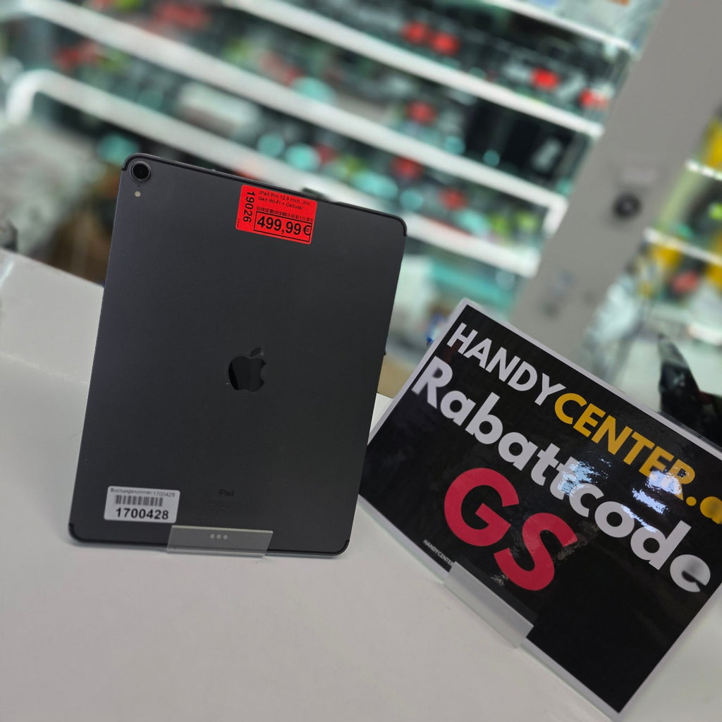 iPad Pro 12.9 inch, 3rd Gen Wi-Fi + Cellular