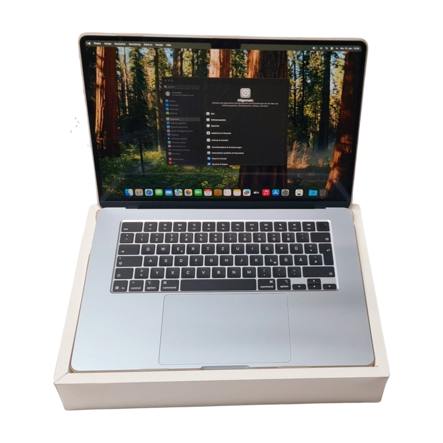 Apple MacBook Air , Apple M4, 38,9 cm (15.3"), 2880 x 1864 Pixel, 16 GB, 256 GB, macOS Sequoia Hauptbild