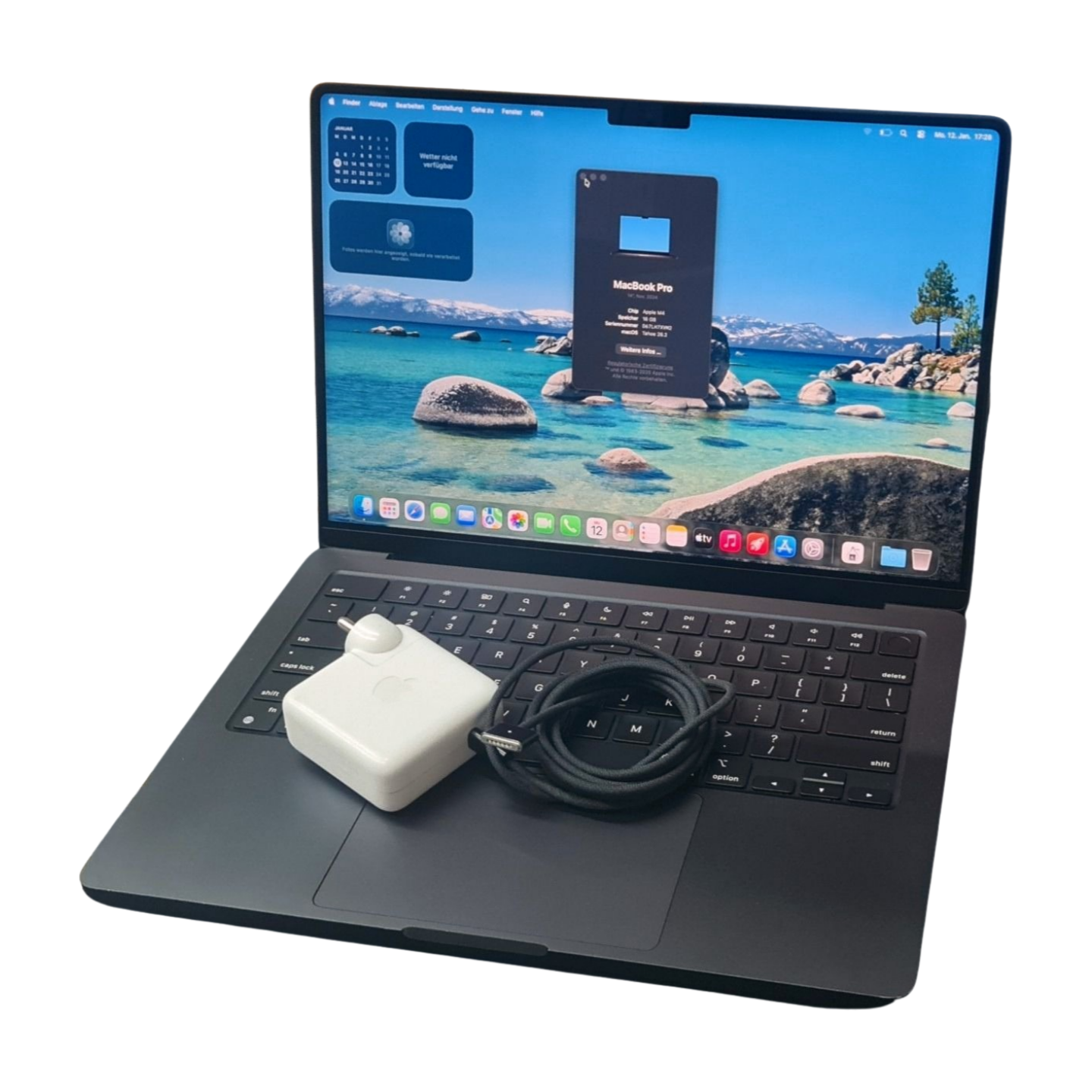 MacBook Pro 14 Zoll 2024 Apple M4 16GB RAM 512 GB SSD Akku Zyklen 147
