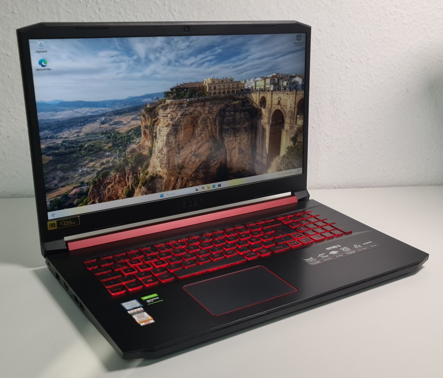 NVIDIA GeForce GTX 1660 Ti 6GB Acer Nitro 5 Full HD 120 Hz i7-9750H 12x2,60GHz 11 Gen 16GB RAM 3TB SSD Win11