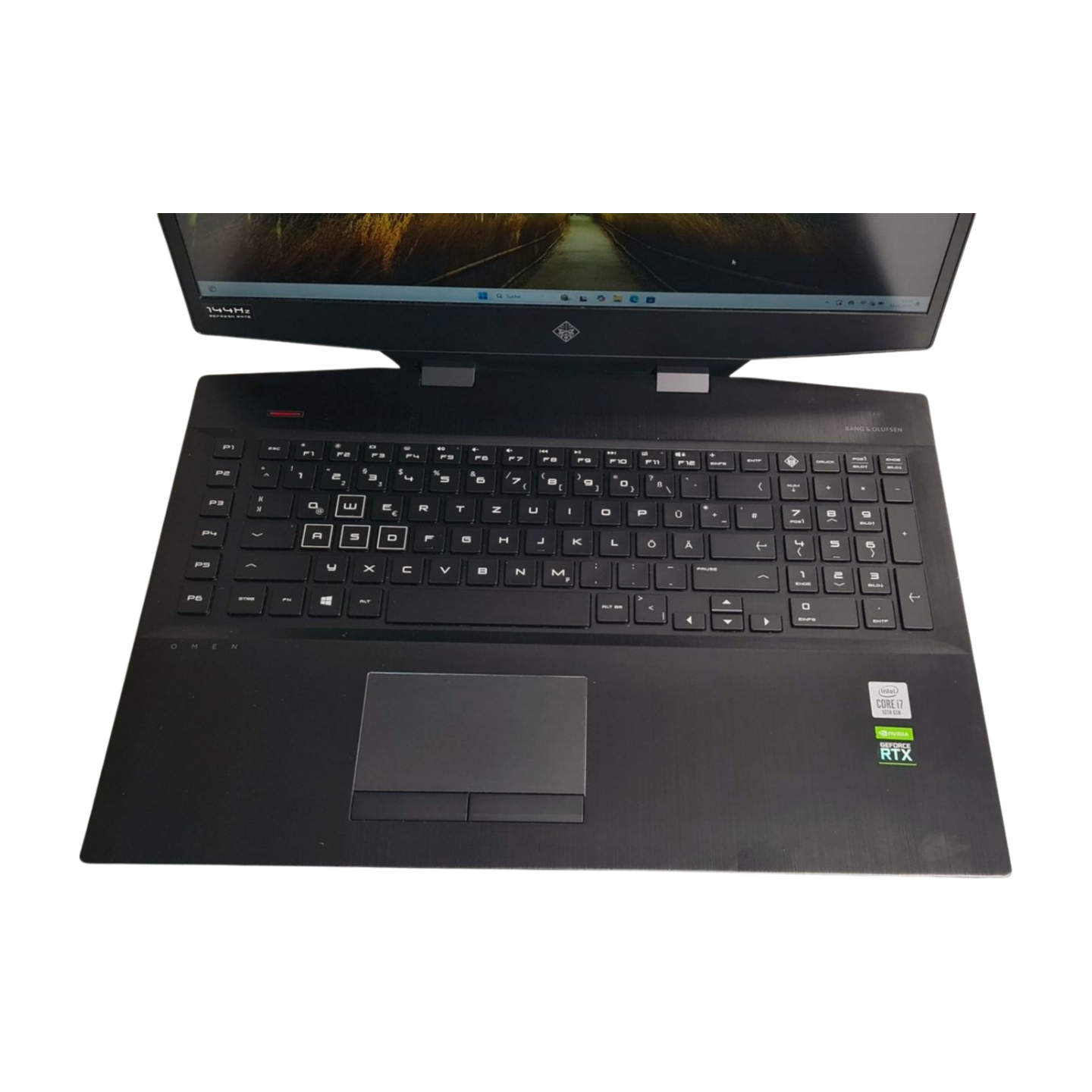 GeForce RTX 2070 Super 8GB, HP OMEN 17,3" FHD IPS 144Hz, i7-10750H 12x2,60GHz 16GB RAM 512GB SSD+1TB HDD Win11