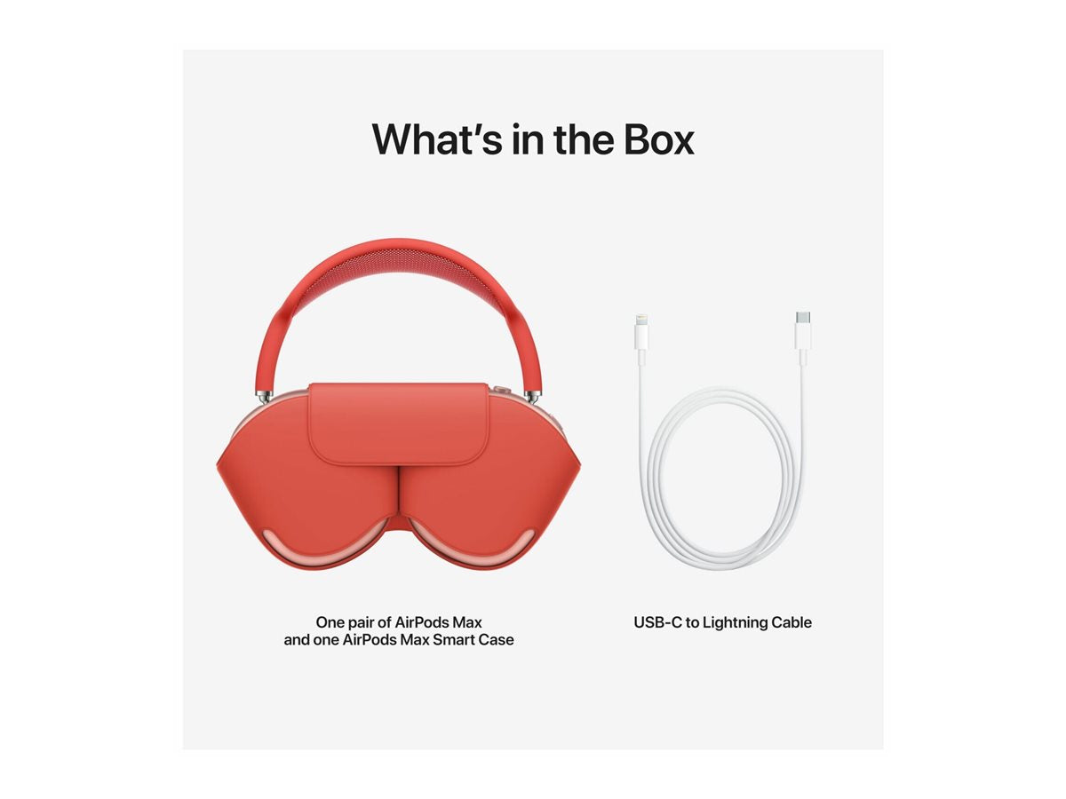 Apple AirPods Max mit Smart Case, Orange/Rot