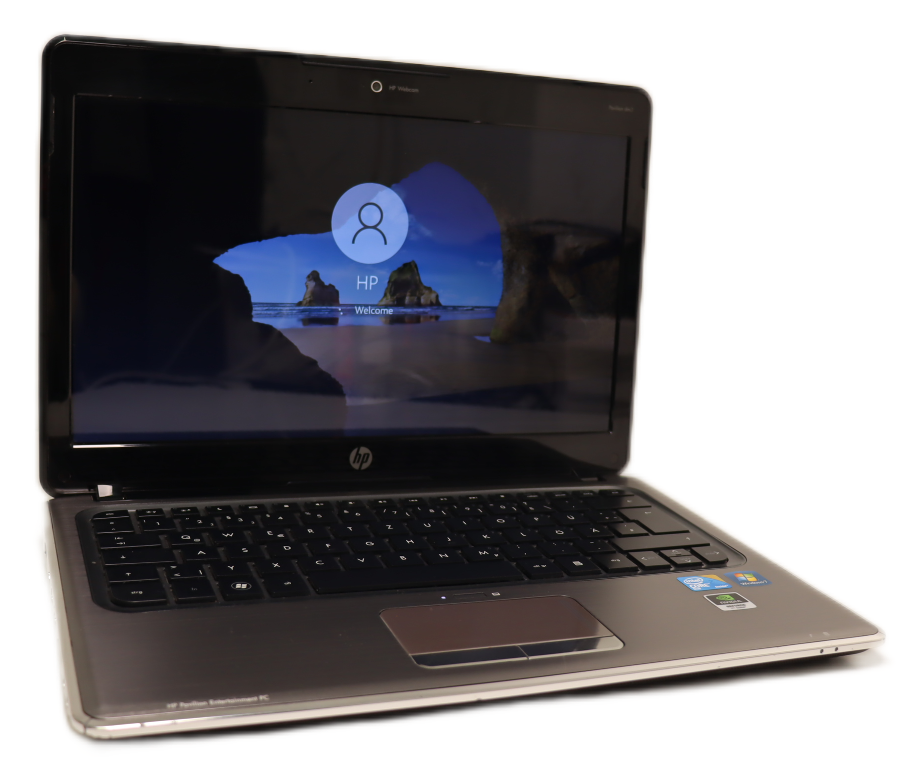 HP Pavilion dm3 Intel U7300 4GB RAM GeForce G105M Win10 120GB SSD