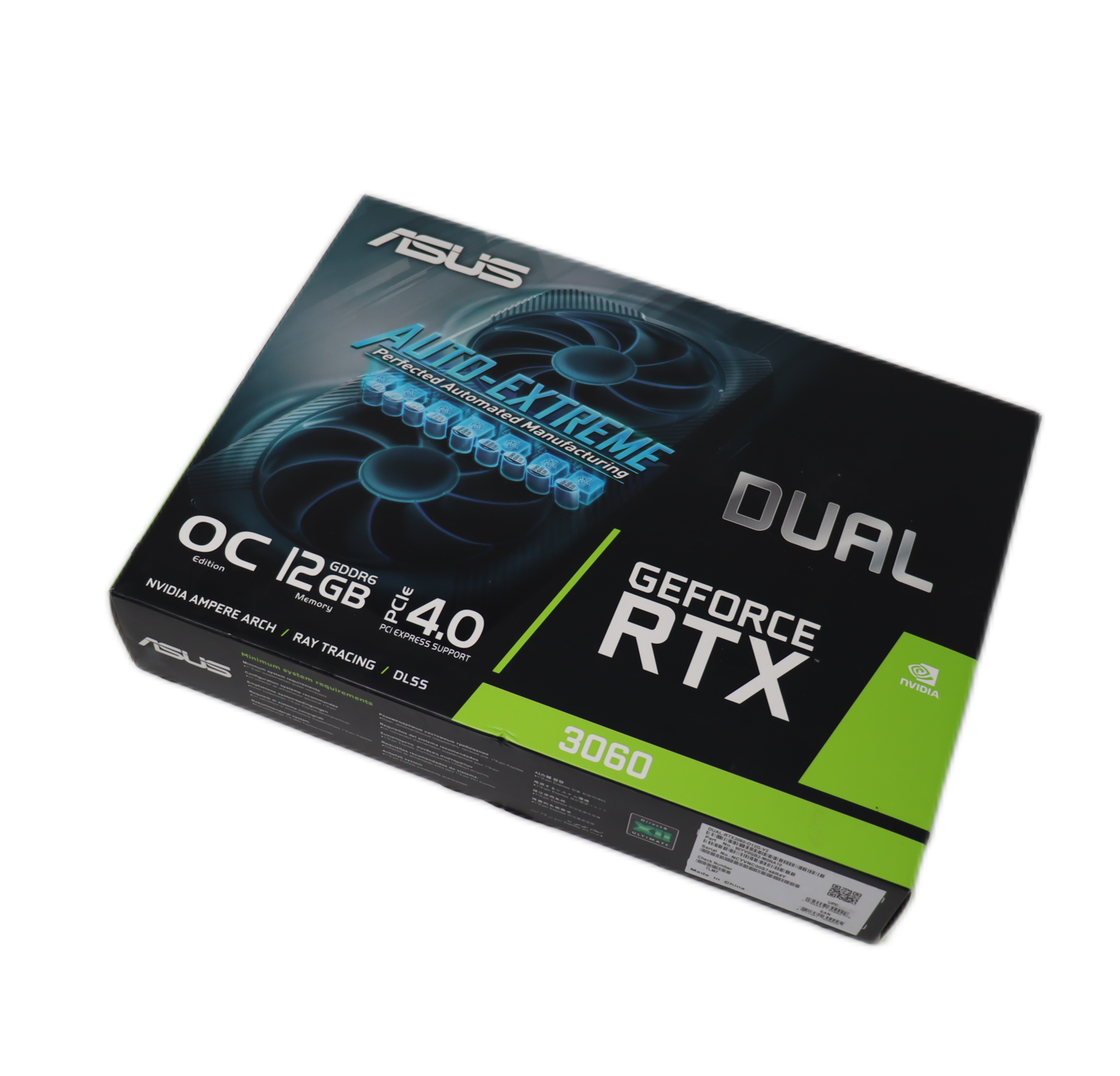 ASUS Dual -RTX3060-O12G-V2 NVIDIA GeForce RTX 3060 12 GB GDDR6