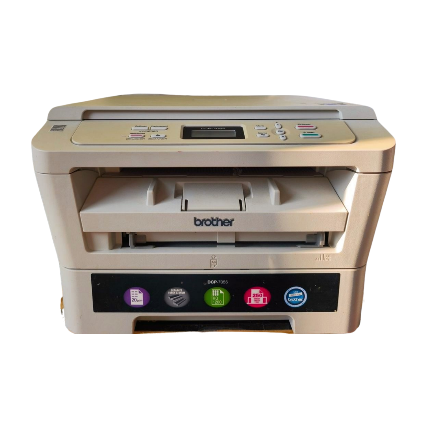 Brother DCP-7055 Mono-Laser-Multifunktionsdrucker Drucken, Scannen, Kopieren
