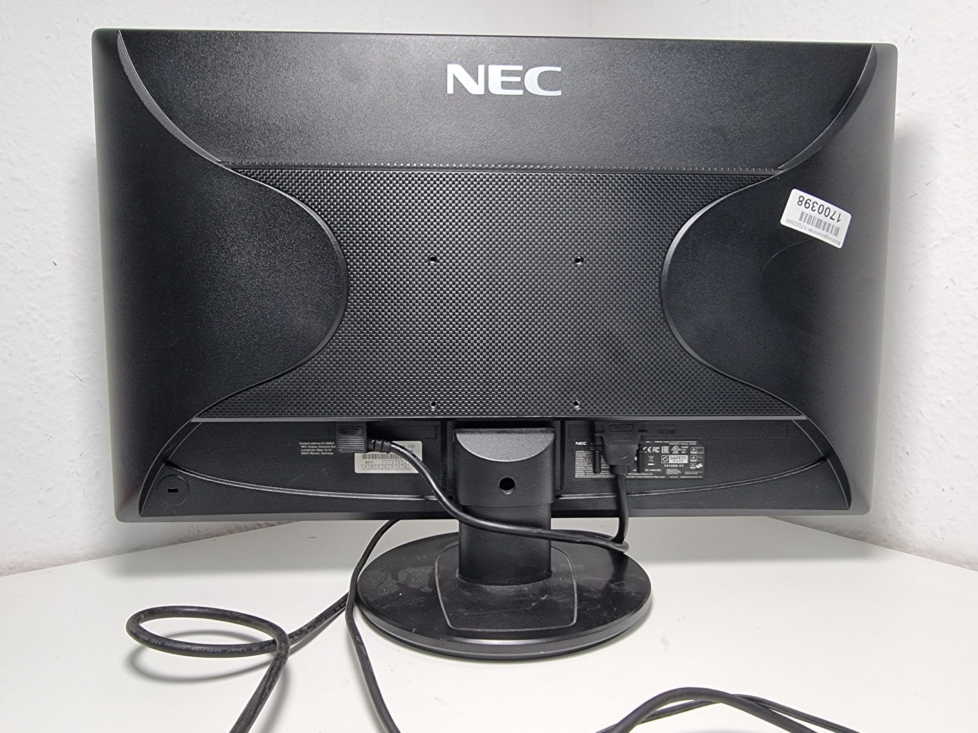 NEC AccuSync AS242W, 61 cm (24"), 1920 x 1080 Pixel, Full HD, LED, 5 ms, Schwarz Zweitbild