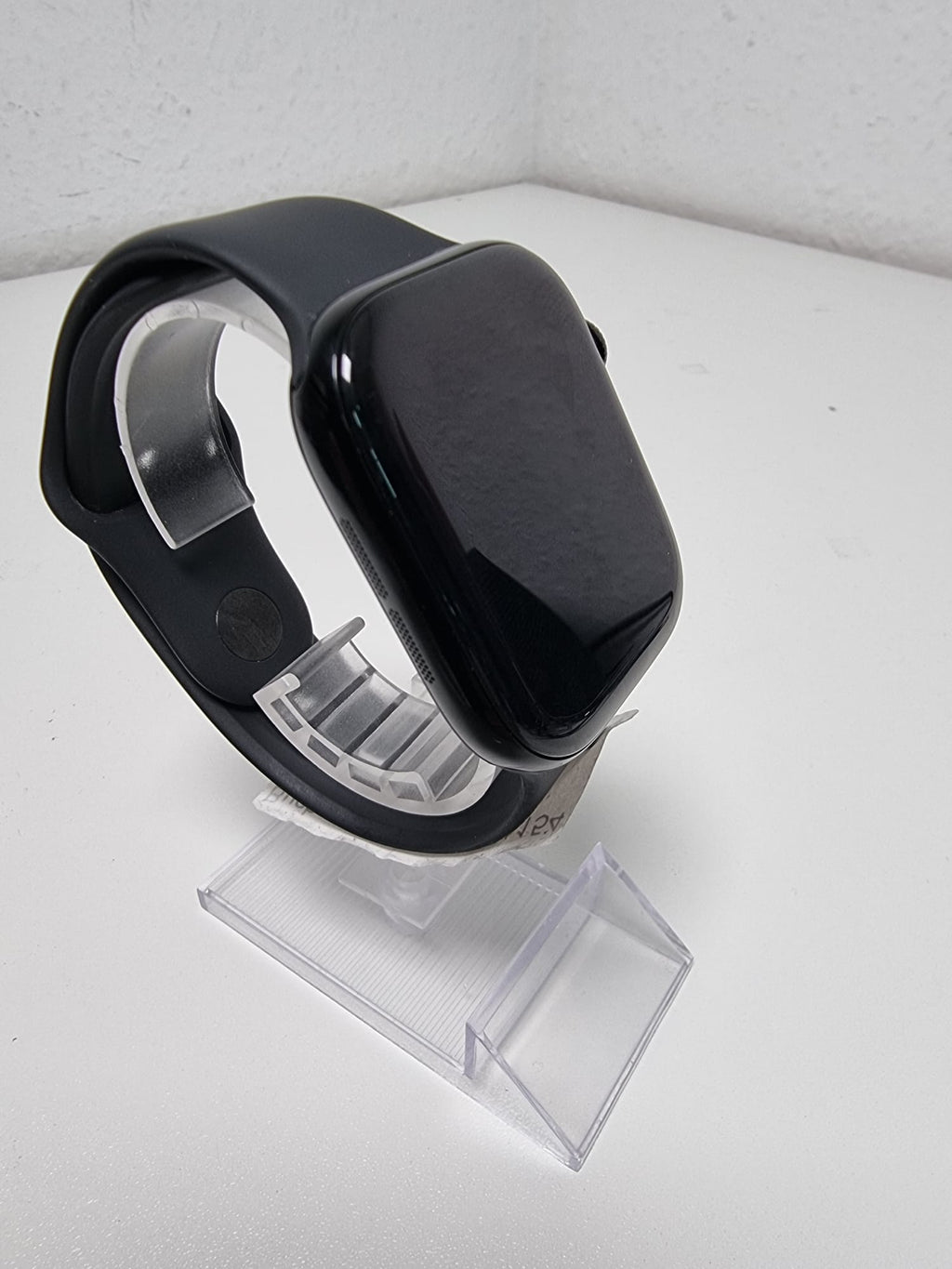 Apple Watch Series 10 GPS, 46 mm Aluminiumgehäuse Diamantschwarz, Sportarmband Schwarz - M/L