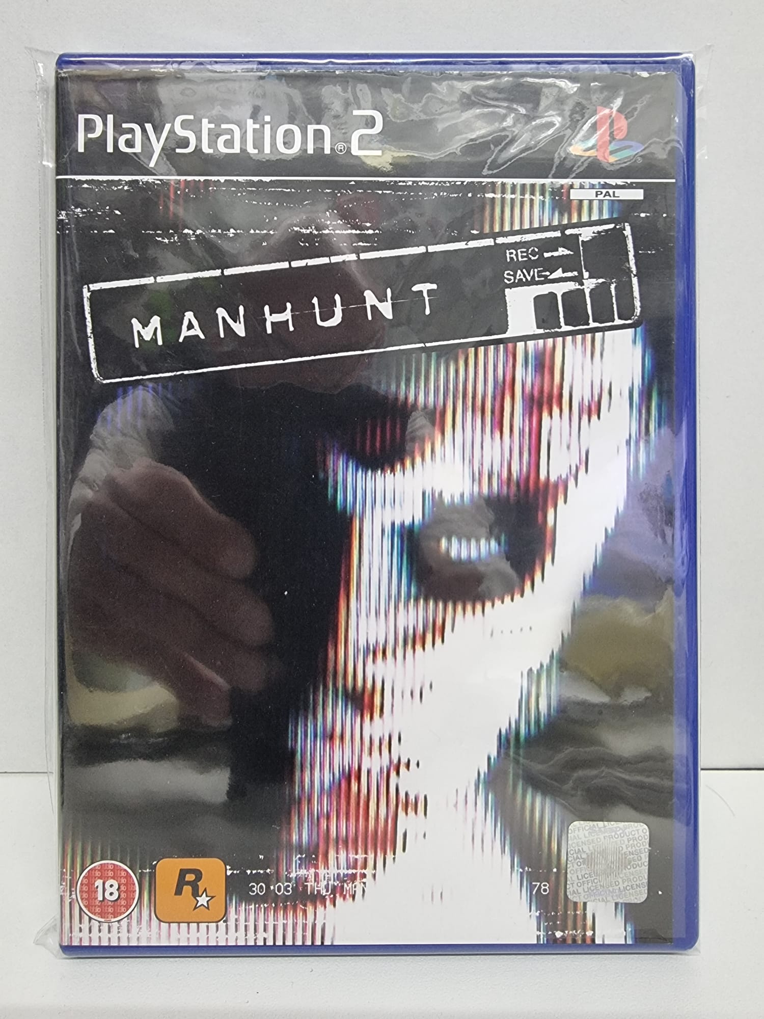 MANHUNT Spiel Playstation PAL UK Version Hauptbild