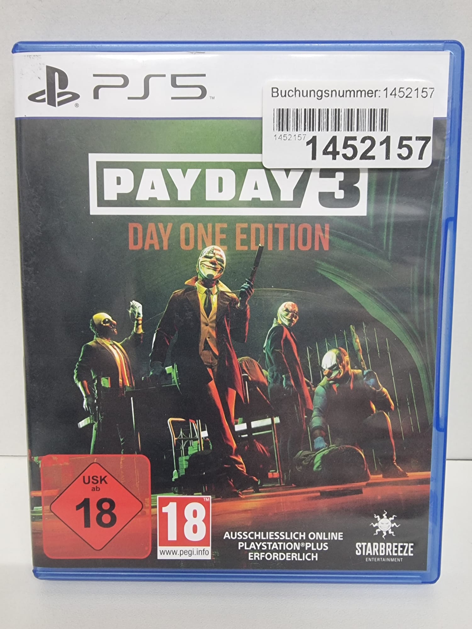 PAYDAY 3 (Day One Edition) PS5-Spiel Hauptbild