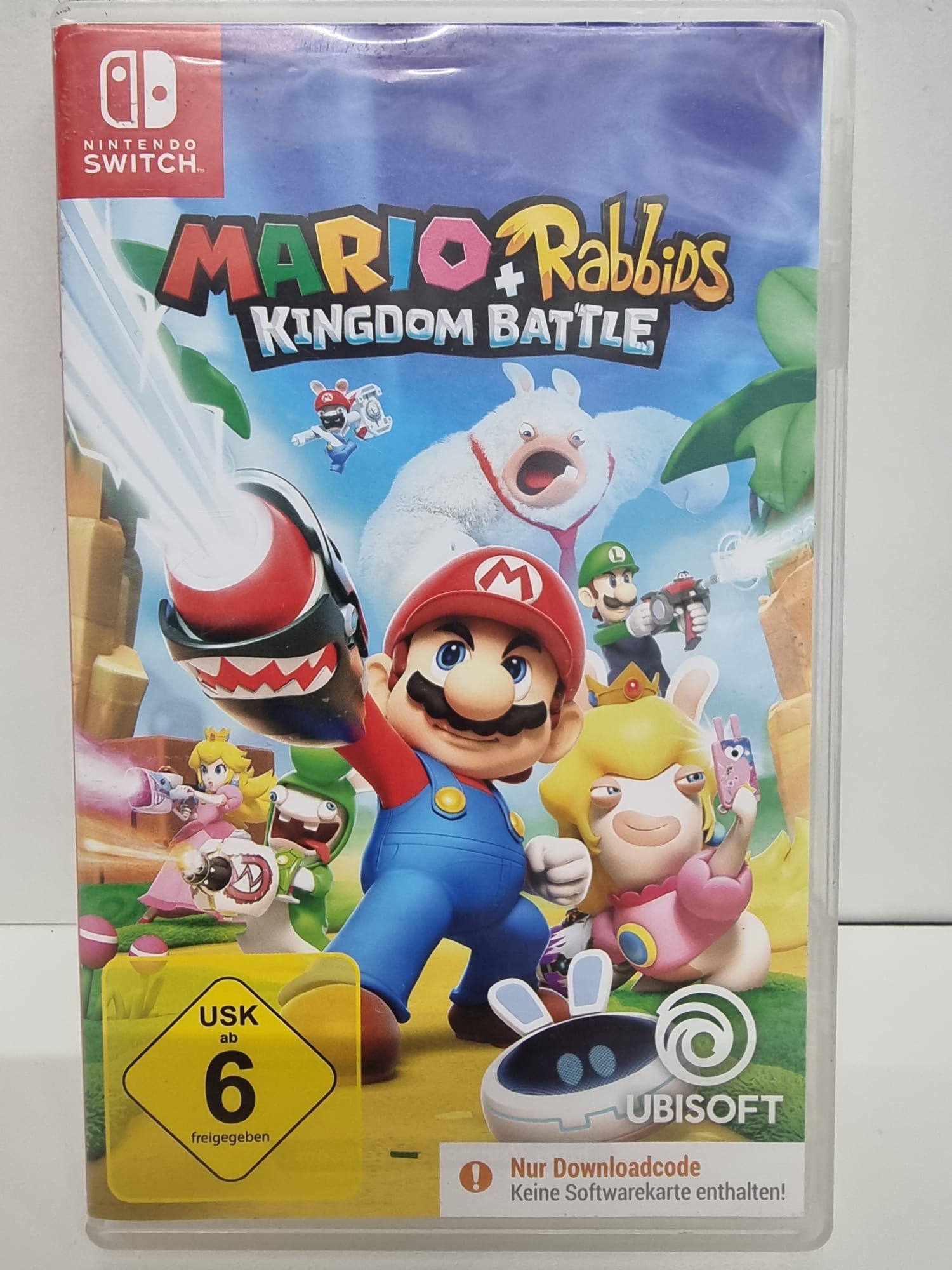 Mario & Rabbids Kingdom Battle Code in der Box Hauptbild