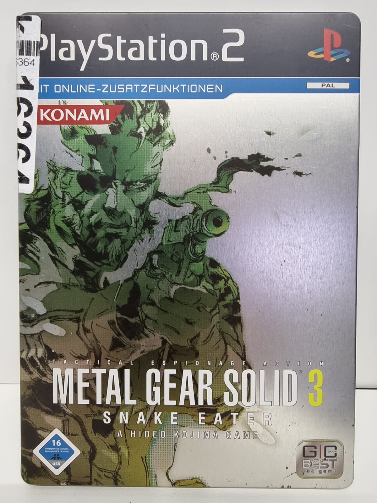 Metal Gear Solid 3 Snake Eater Steelbook () USK PS2 Hauptbild