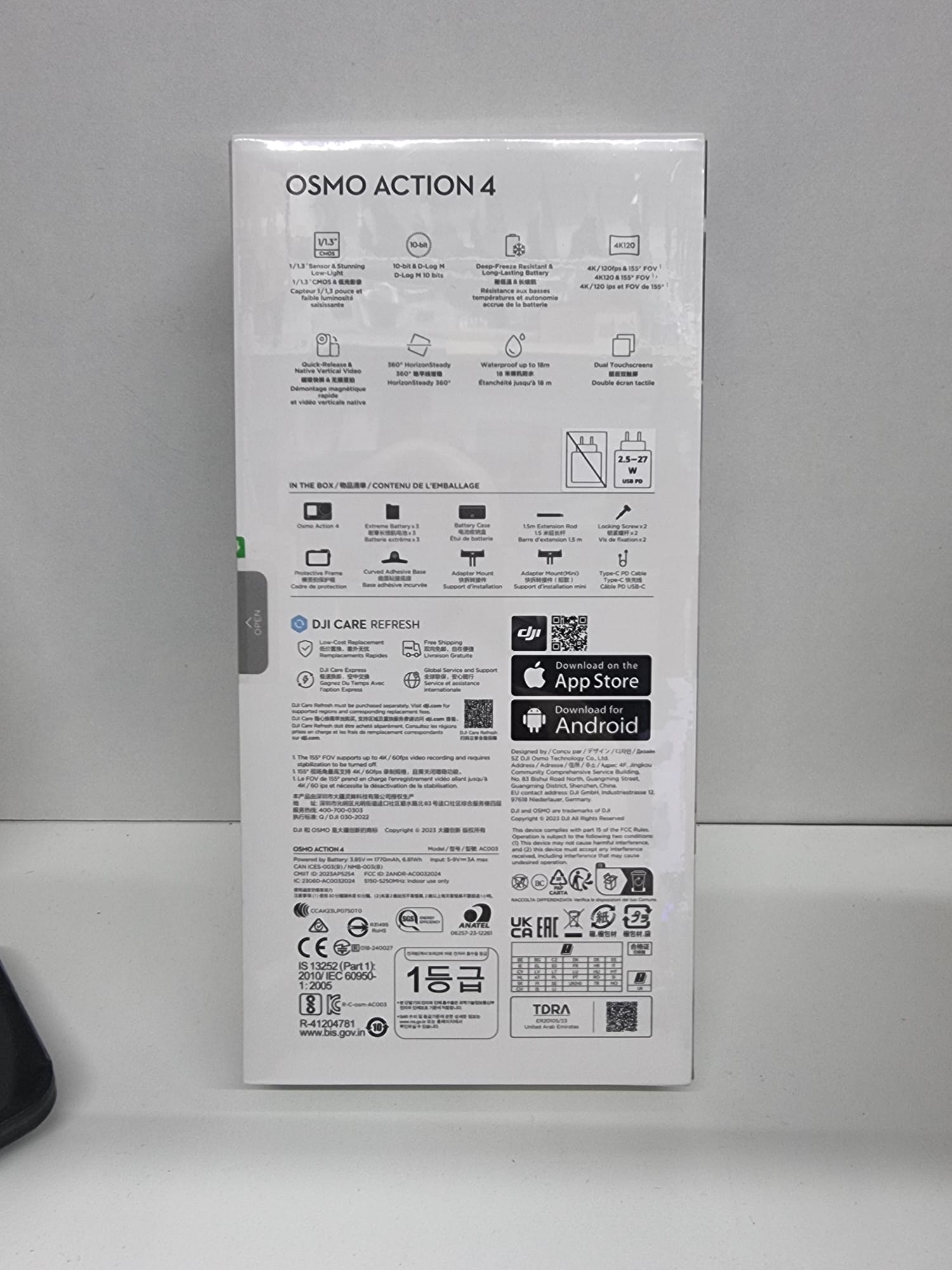 N15-B59-DJI Osmo Action 4 Adventure Combo wasserdicht 4K/120fps Zweitbild