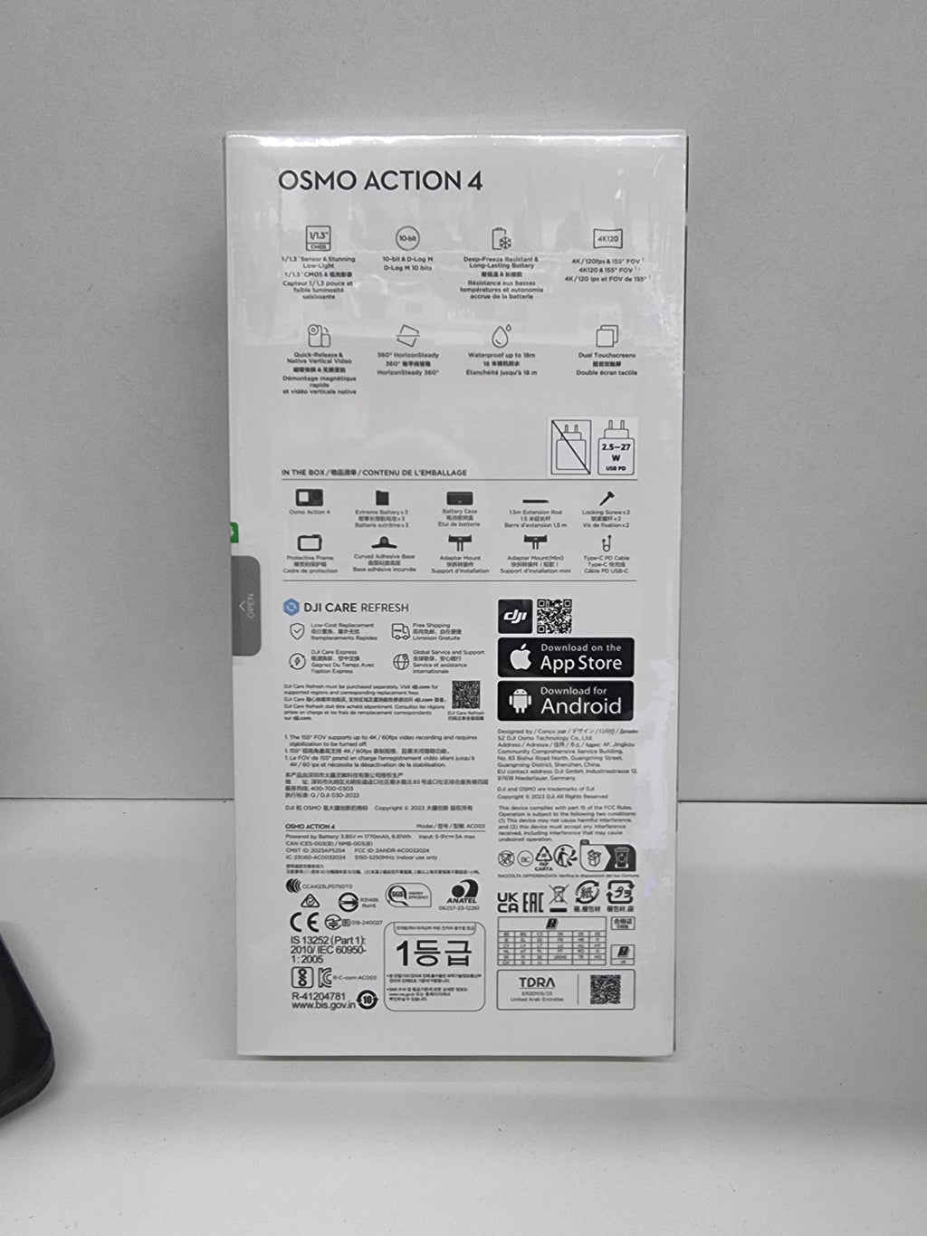 N15-B59-DJI Osmo Action 4 Adventure Combo wasserdicht 4K/120fps