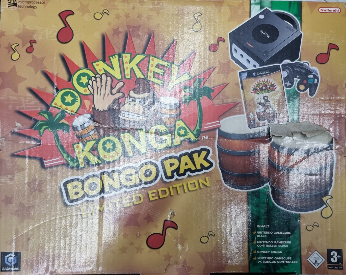 Nintendo GameCube Donkey Konga Bongo Pak Limited Edition Hauptbild