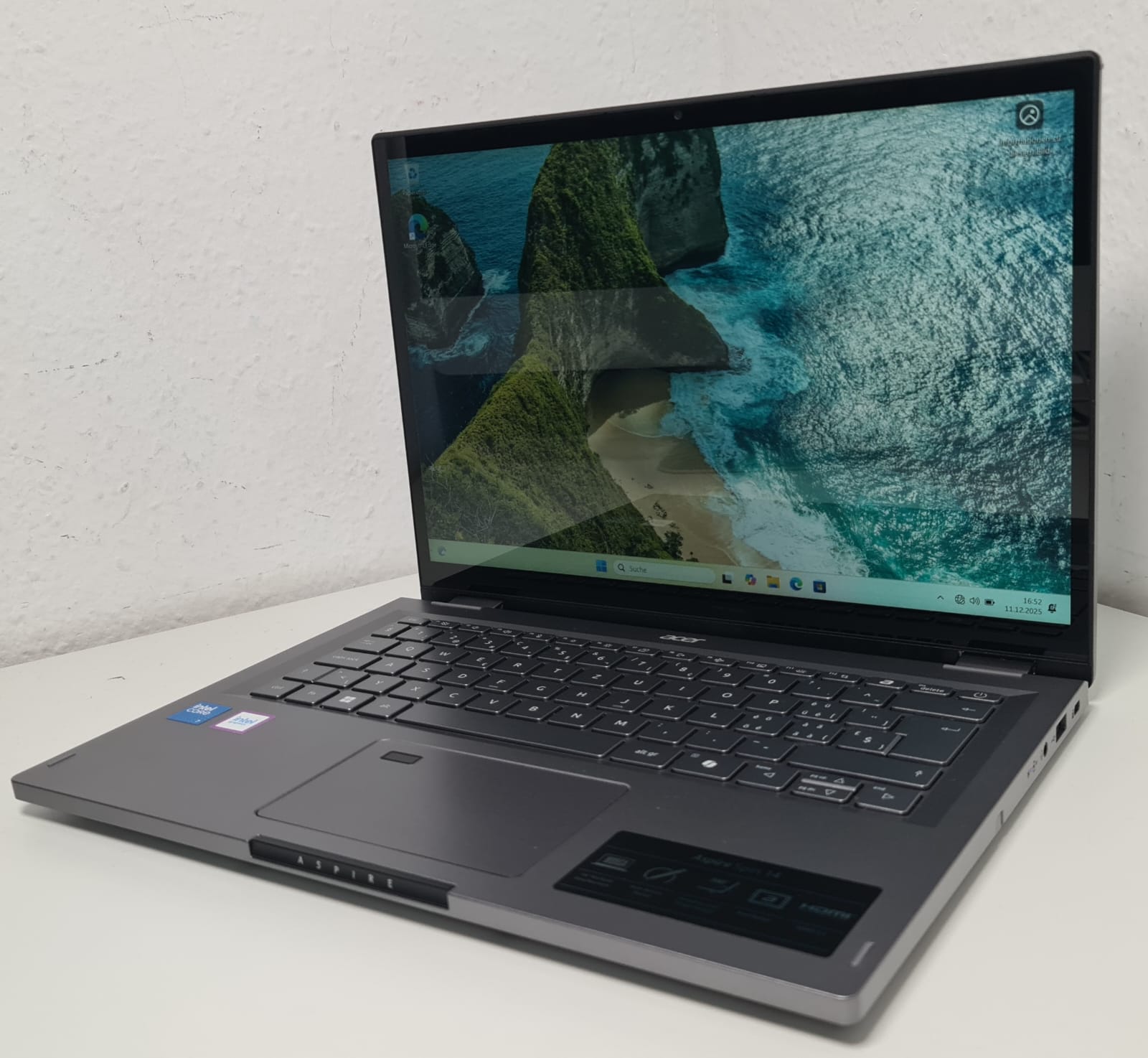 Acer Aspire Spin 14 Notebook ASP14-51MTN-71Q9 Grau 1TB 16GB